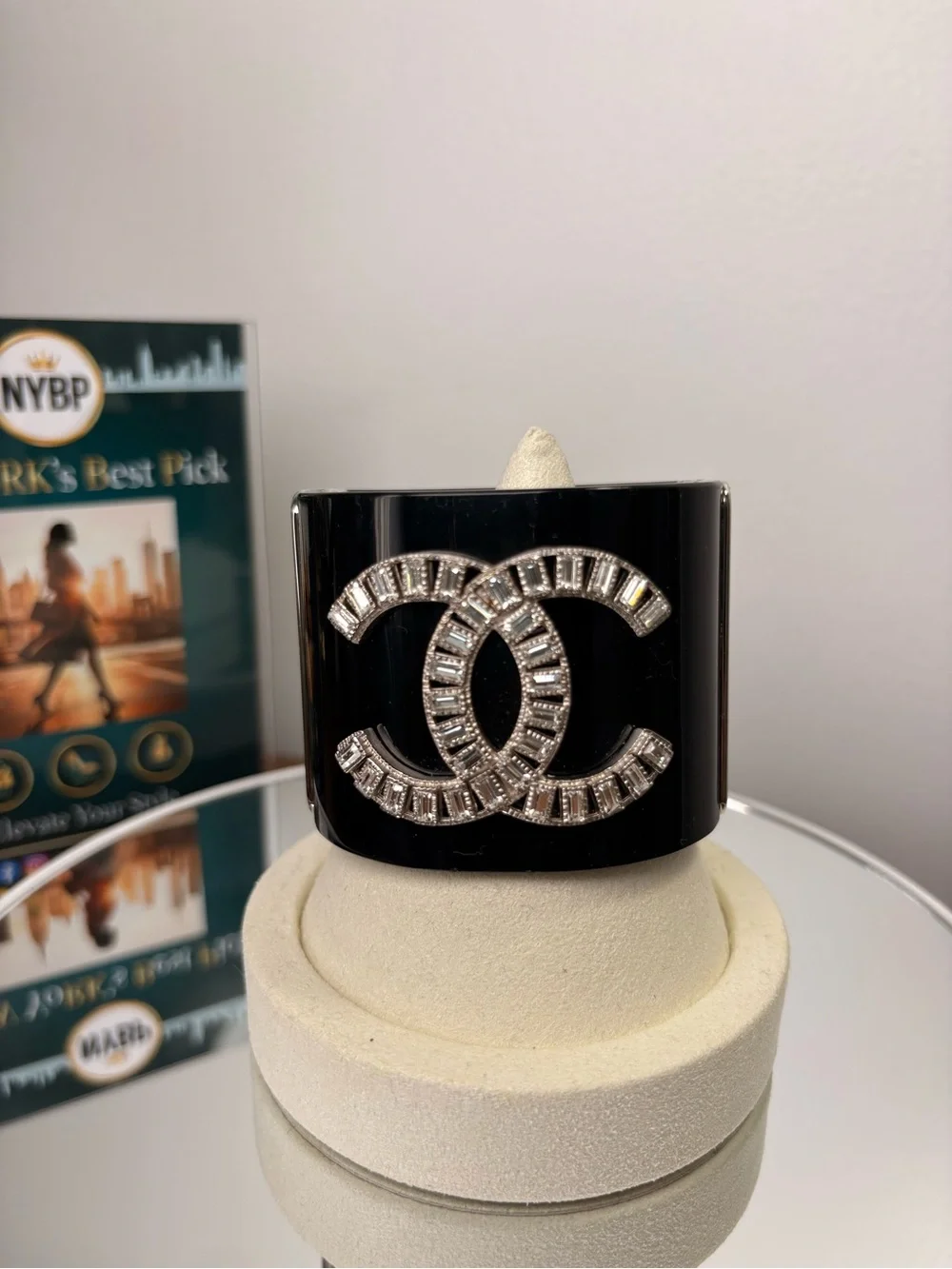 CHANEL CC Resin Bangle